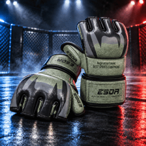 Guantes de MMA verde militar Dojo Gear
